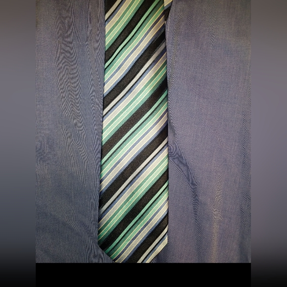 Alexander Julian Shiny multicolored tie - Picture 1 of 4